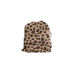 Leopard Print Drawstring Pouches (xs)  by TRENDYcouture