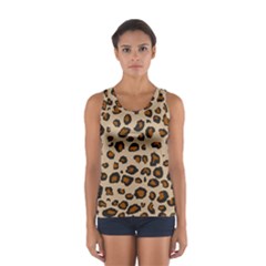 Leopard Print Sport Tank Top  by TRENDYcouture