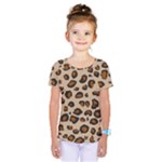 Leopard Print Kids  One Piece Tee