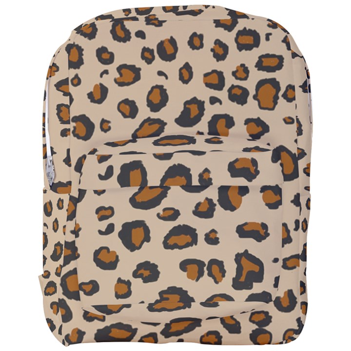 Leopard Print Full Print Backpack