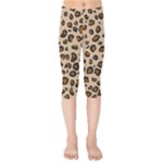 Leopard Print Kids  Capri Leggings 