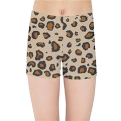 Leopard Print Kids Sports Shorts by TRENDYcouture