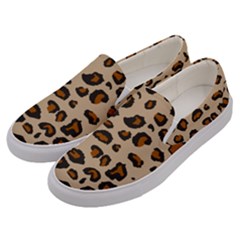 Leopard Print Men s Canvas Slip Ons by TRENDYcouture