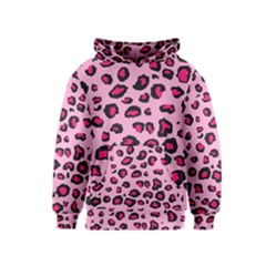 Pink Leopard Kids  Pullover Hoodie