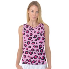 Pink Leopard Women s Basketball Tank Top