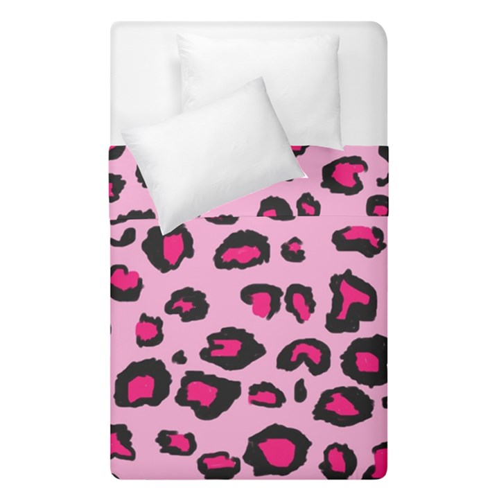 Pink Leopard Duvet Cover Double Side (Single Size)