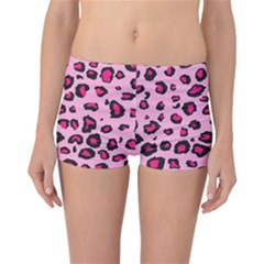 Pink Leopard Reversible Boyleg Bikini Bottoms