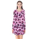 Pink Leopard Flare Dress View1