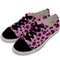 Pink Leopard Men s Low Top Canvas Sneakers View2