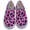 Pink Leopard Kids  Canvas Slip Ons View1