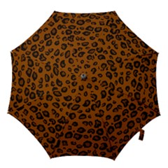 Dark Leopard Hook Handle Umbrellas (small) by TRENDYcouture