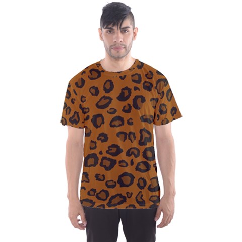 Dark Leopard Men s Sports Mesh Tee by TRENDYcouture