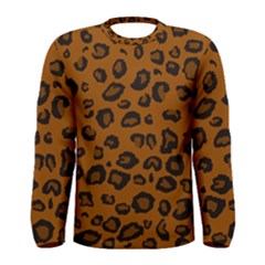 Dark Leopard Men s Long Sleeve Tee by TRENDYcouture