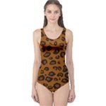 Dark Leopard One Piece Swimsuit