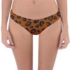 Dark Leopard Reversible Hipster Bikini Bottoms by TRENDYcouture