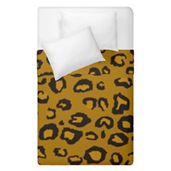 Golden Leopard Duvet Cover Double Side (single Size) by TRENDYcouture