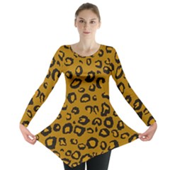 Golden Leopard Long Sleeve Tunic  by TRENDYcouture