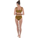 Golden Leopard Bandaged Up Bikini Set  View2