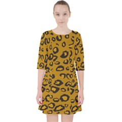 Golden Leopard Pocket Dress by TRENDYcouture