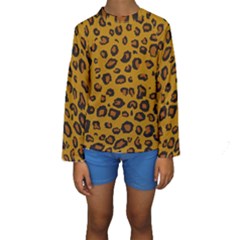 Classic Leopard Kids  Long Sleeve Swimwear by TRENDYcouture