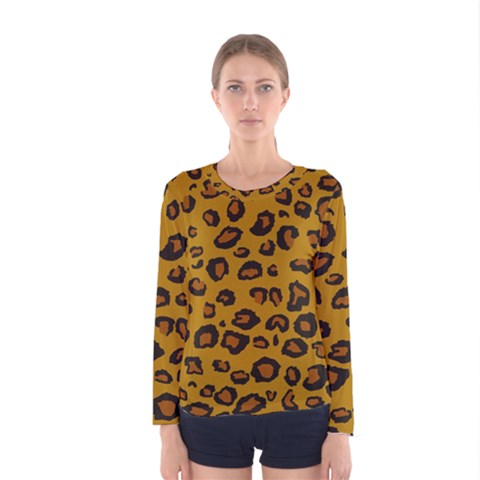 Classic Leopard Women s Long Sleeve Tee by TRENDYcouture