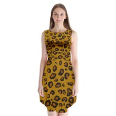 Classic Leopard Sleeveless Chiffon Dress   by TRENDYcouture