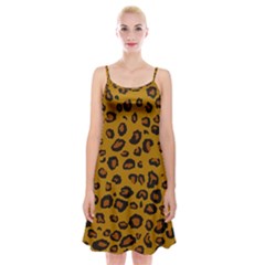 Classic Leopard Spaghetti Strap Velvet Dress by TRENDYcouture