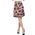 Pink Leopard 2 A-Line Skirt View1