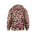 Pink Leopard 2 Kids  Zipper Hoodie View2