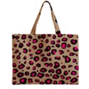 Pink Leopard 2 Zipper Mini Tote Bag View1