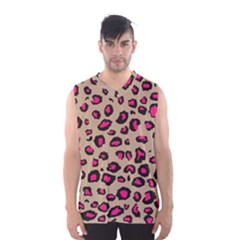 Pink Leopard 2 Men s Basketball Tank Top by TRENDYcouture