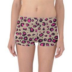 Pink Leopard 2 Reversible Boyleg Bikini Bottoms by TRENDYcouture