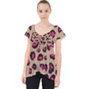 Pink Leopard 2 Lace Front Dolly Top View1