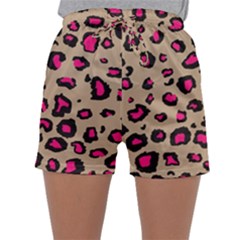 Pink Leopard 2 Sleepwear Shorts