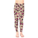 Pink Leopard 2 Kids  Legging View1