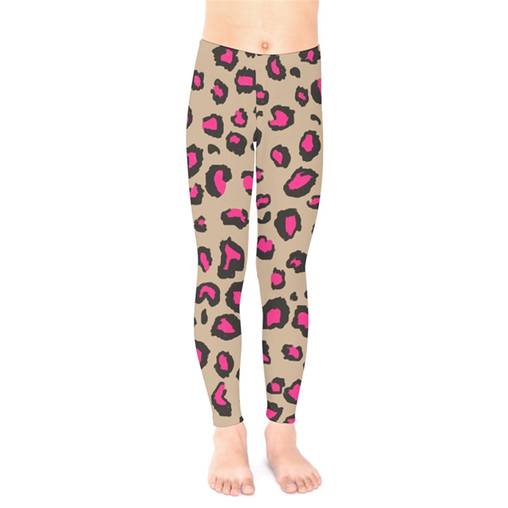 Pink Leopard 2 Kids  Legging