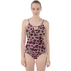 Pink Leopard 2 Cut Out Top Tankini Set by TRENDYcouture