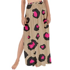 Pink Leopard 2 Maxi Chiffon Tie-up Sarong