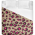 Pink Leopard 2 Duvet Cover (King Size) View1