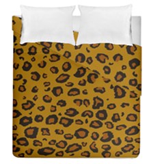 Leopard Duvet Cover Double Side (queen Size) by DreamCanvas