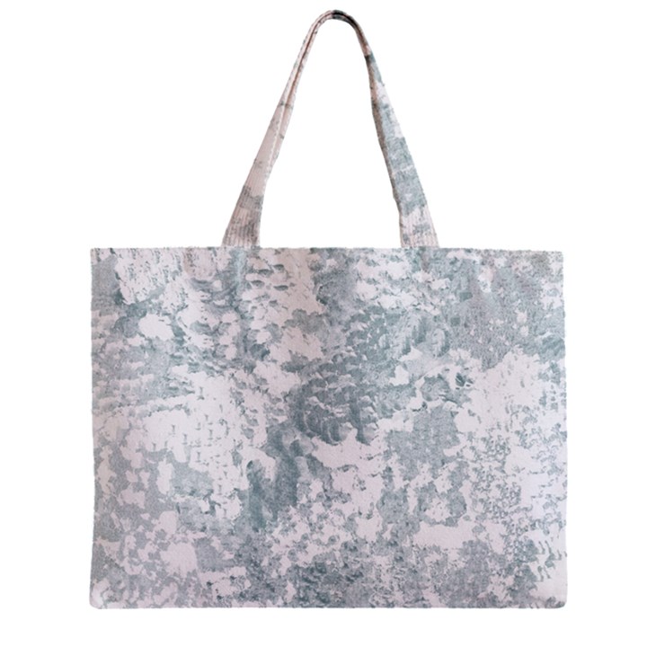 Countryblueandwhite Zipper Mini Tote Bag