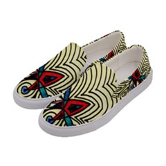 Bee Hive Women s Canvas Slip Ons by MRTACPANS