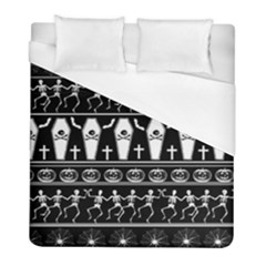 Halloween Pattern Duvet Cover (full/ Double Size) by ValentinaDesign