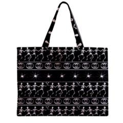 Halloween Pattern Zipper Mini Tote Bag by ValentinaDesign