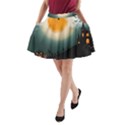 Halloween landscape A-Line Pocket Skirt View1