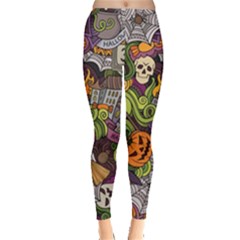 Halloween Pattern Leggings  by ValentinaDesign