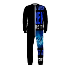 Black Star Trek Tee Onepiece Jumpsuit (kids) by GlamourG33k