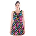 Pattern Colorfulcassettes Icreate Scoop Neck Skater Dress View1