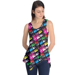 Pattern Colorfulcassettes Icreate Sleeveless Tunic by iCreate