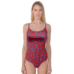 Blue Red Space Galaxy Camisole Leotard  by Mariart